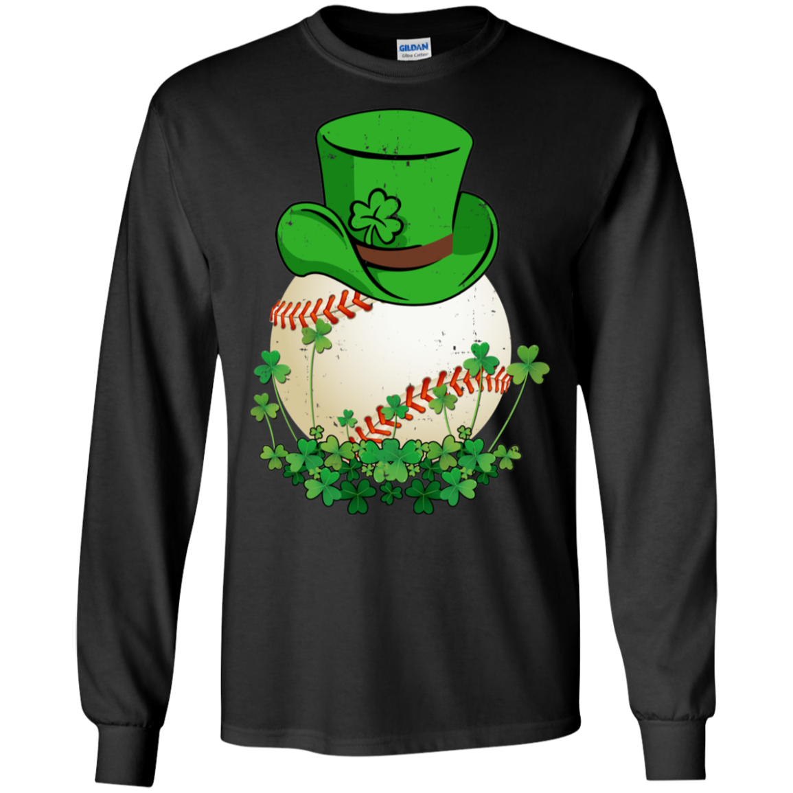 Shamrock Baseball Leprechaun St Patricks Day T-Shirt & Hoodie | Teecentury.com