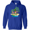 St Patricks Day Hawaiian Leprechaun Surfing T-Shirt & Hoodie | Teecentury.com