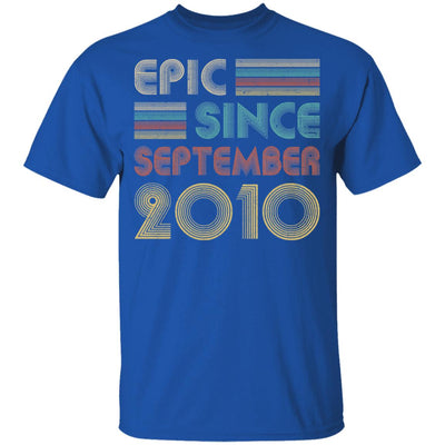 Epic Since September 2010 Vintage 12th Birthday Gifts Youth Youth Shirt | Teecentury.com