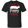 Santa Poppy Claus Red Plaid Family Pajamas Christmas Gift T-Shirt & Sweatshirt | Teecentury.com