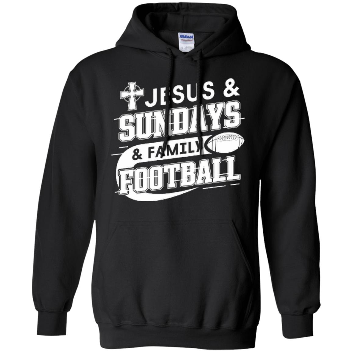 Jesus Sundays Family Football T-Shirt & Hoodie | Teecentury.com