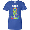 Nana Of A Warrior Support Autism Awareness Gift T-Shirt & Hoodie | Teecentury.com