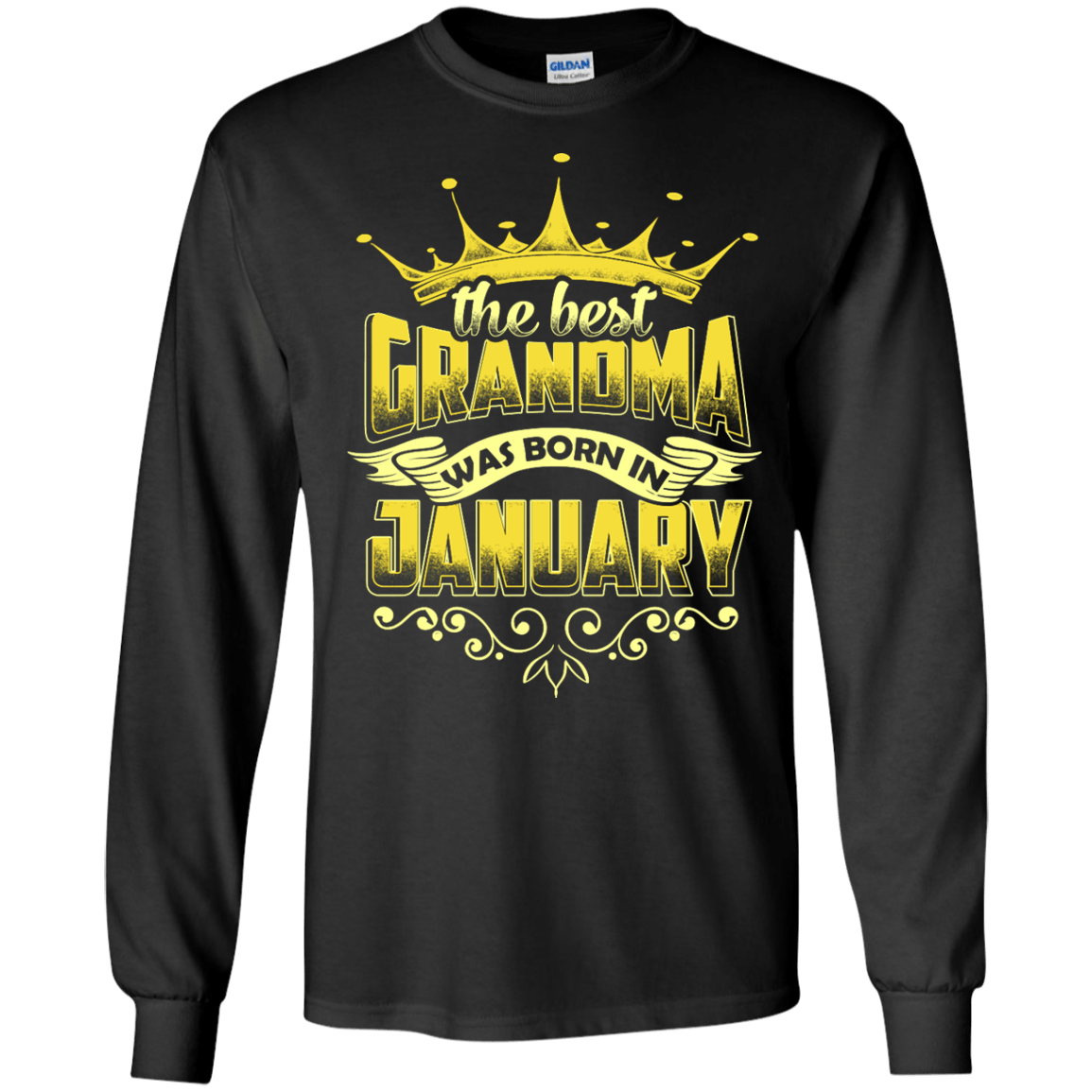 The Best Grandma Was Born In January T-Shirt & Hoodie | Teecentury.com