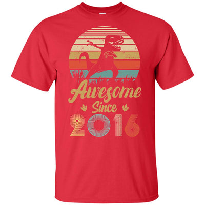 Awesome Since 2016 6th Years Old Dinosaur Birthday Gift Youth Youth Shirt | Teecentury.com