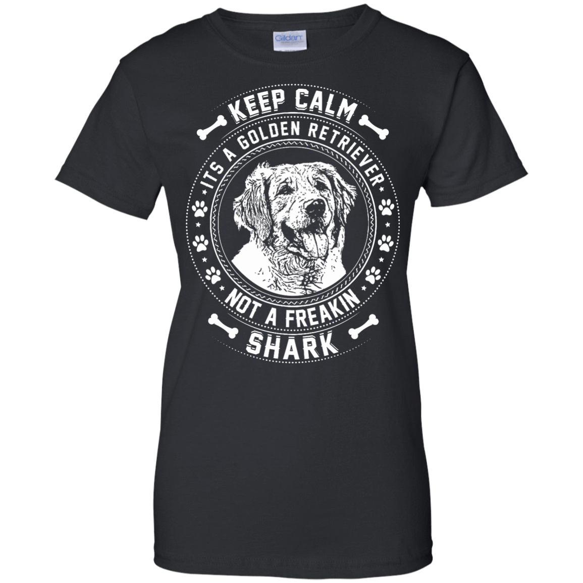 Keep Calm It's A Golden Retriever Not A Freaking Shark T-Shirt & Hoodie | Teecentury.com