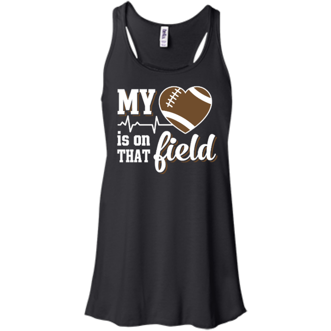 My Heart Is On That Field Football T-Shirt & Hoodie | Teecentury.com