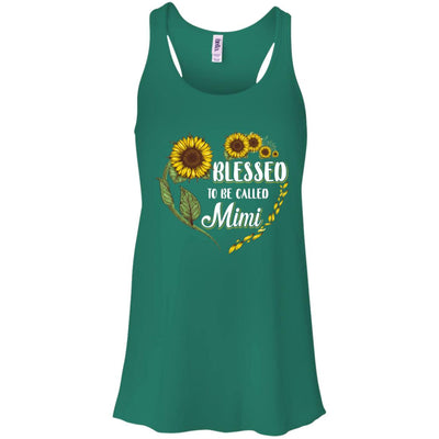 Blessed To Be Called Mimi Sunflower Mothers Day Gift T-Shirt & Tank Top | Teecentury.com