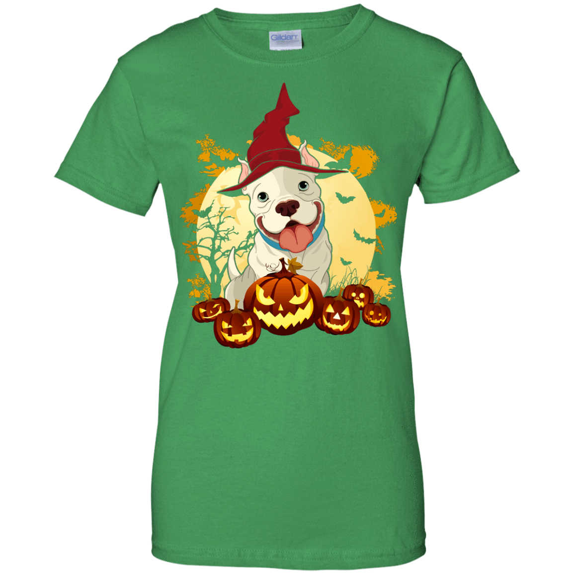 Pitbull Halloween Pumpkin T-Shirt & Hoodie | Teecentury.com