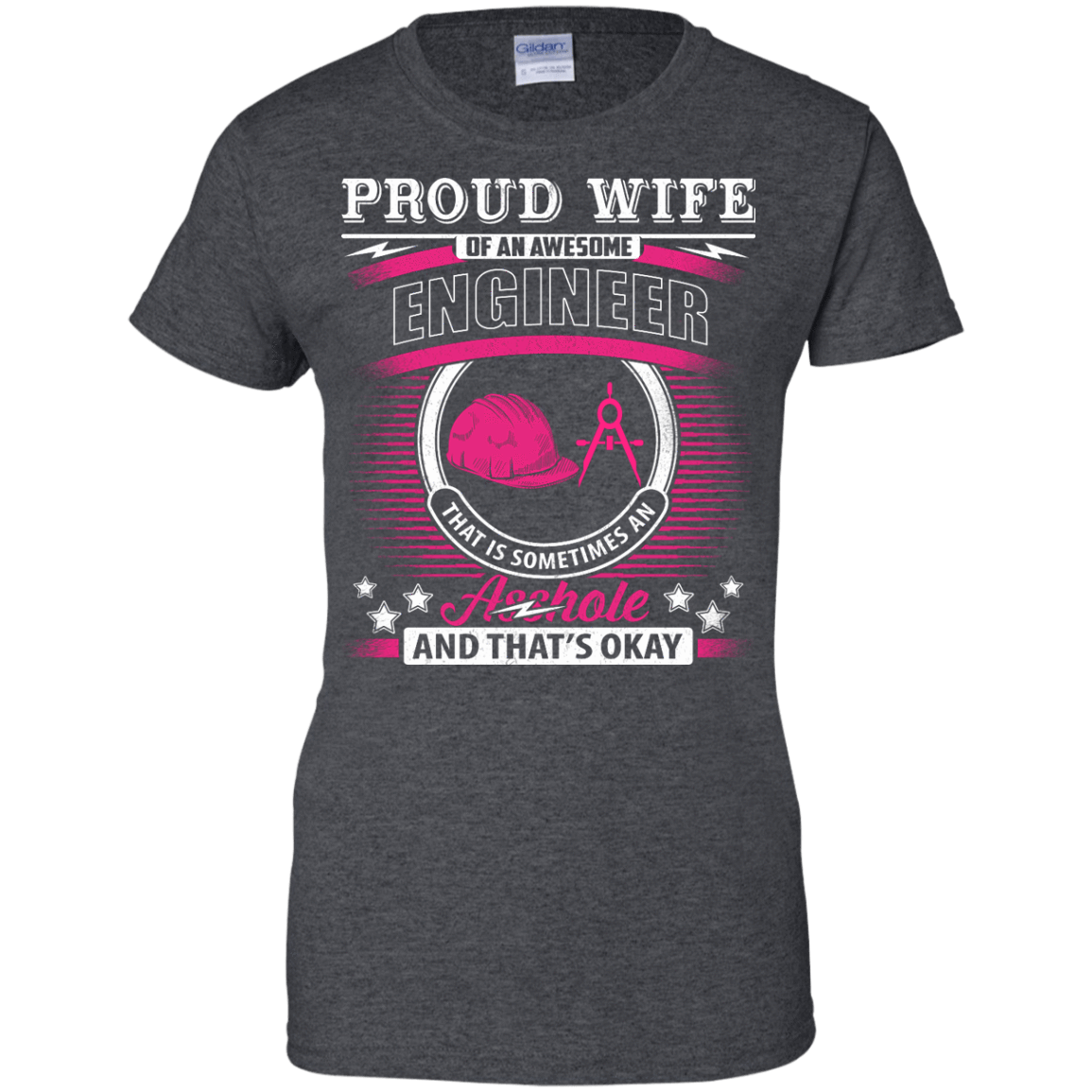 Proud Wife Of An Awesome Engineer T-Shirt & Hoodie | Teecentury.com