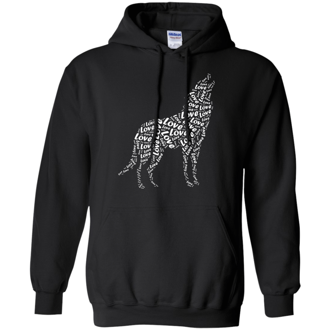 I Love Wolf T-Shirt & Hoodie | Teecentury.com