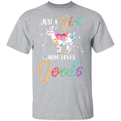 Just A Girl Who Loves Goats Cute Goat Lover T-Shirt & Hoodie | Teecentury.com