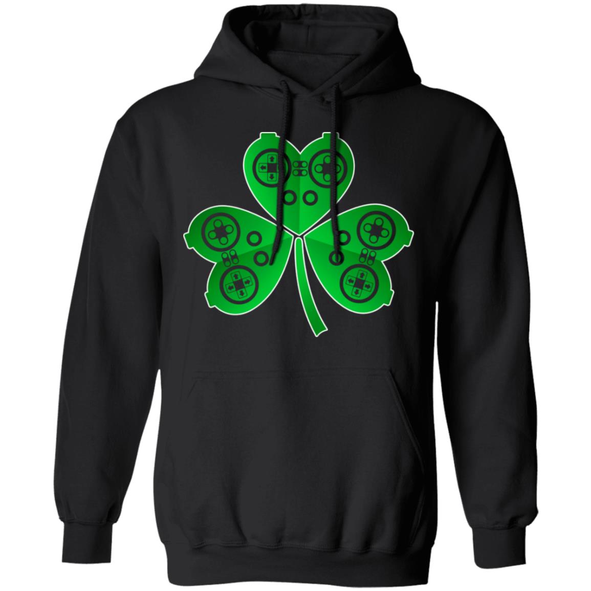 Video Game Controller St Patrick's Day Shamrock Gift Boys T-Shirt & Hoodie | Teecentury.com