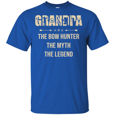 Grandpa The Bow Hunter The Myth The Legend Funny Hunting T-Shirt & Hoodie | Teecentury.com