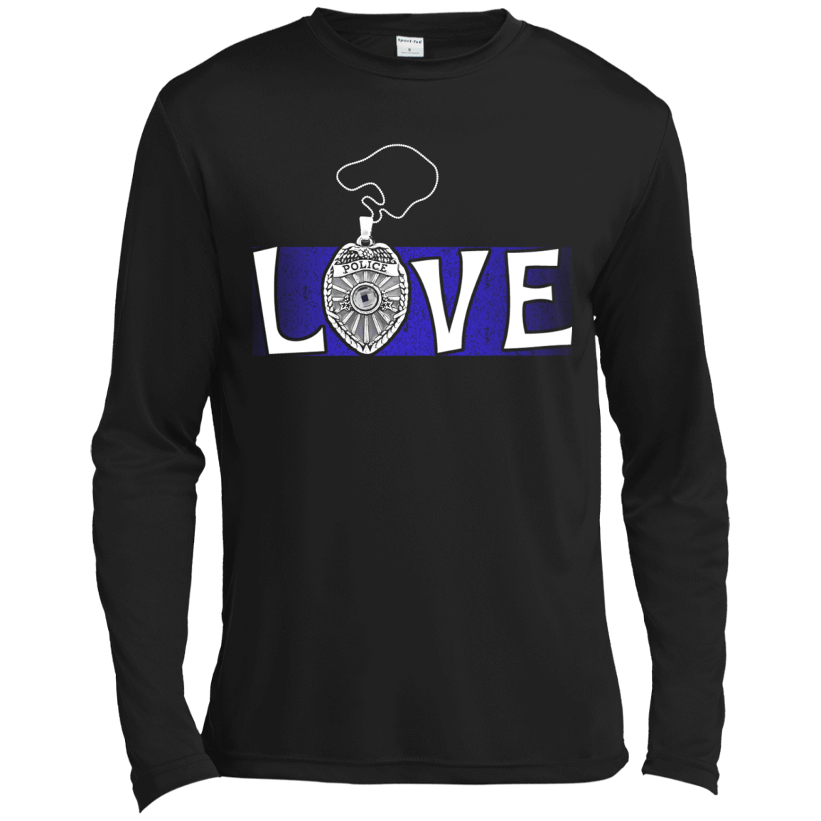 Love Police Thin Blue Line T-Shirt & Hoodie | Teecentury.com