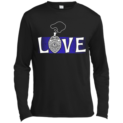 Love Police Thin Blue Line T-Shirt & Hoodie | Teecentury.com