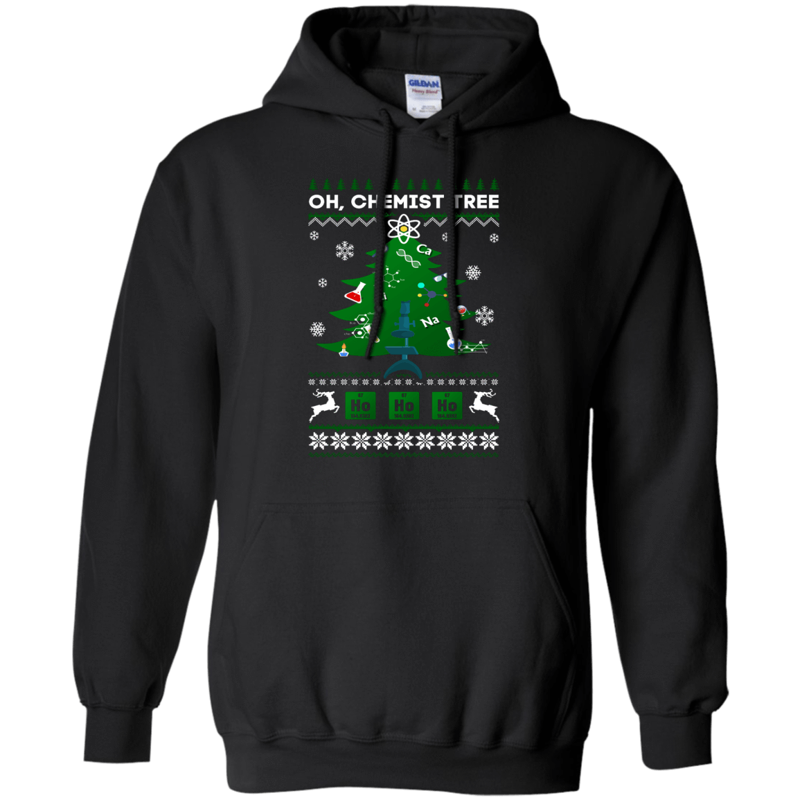 Oh Chemistry Tree Science Christmas Ugly Sweater Gift T-Shirt & Hoodie | Teecentury.com