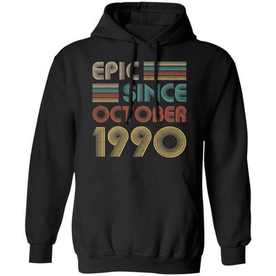 Epic Since October 1990 Vintage 32th Birthday Gifts T-Shirt & Hoodie | Teecentury.com
