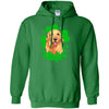 Golden Retriever St. Patrick's Day Clovers T-Shirt & Hoodie | Teecentury.com