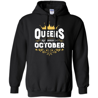Queens Are Born In October T-Shirt & Hoodie | Teecentury.com