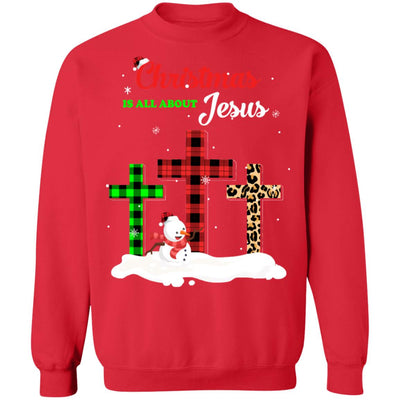 Christmas Is All About Jesus Love Christ Xmas Gifts T-Shirt & Sweatshirt | Teecentury.com