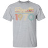 52th Birthday Gift Vintage 1970 Classic T-Shirt & Hoodie | Teecentury.com