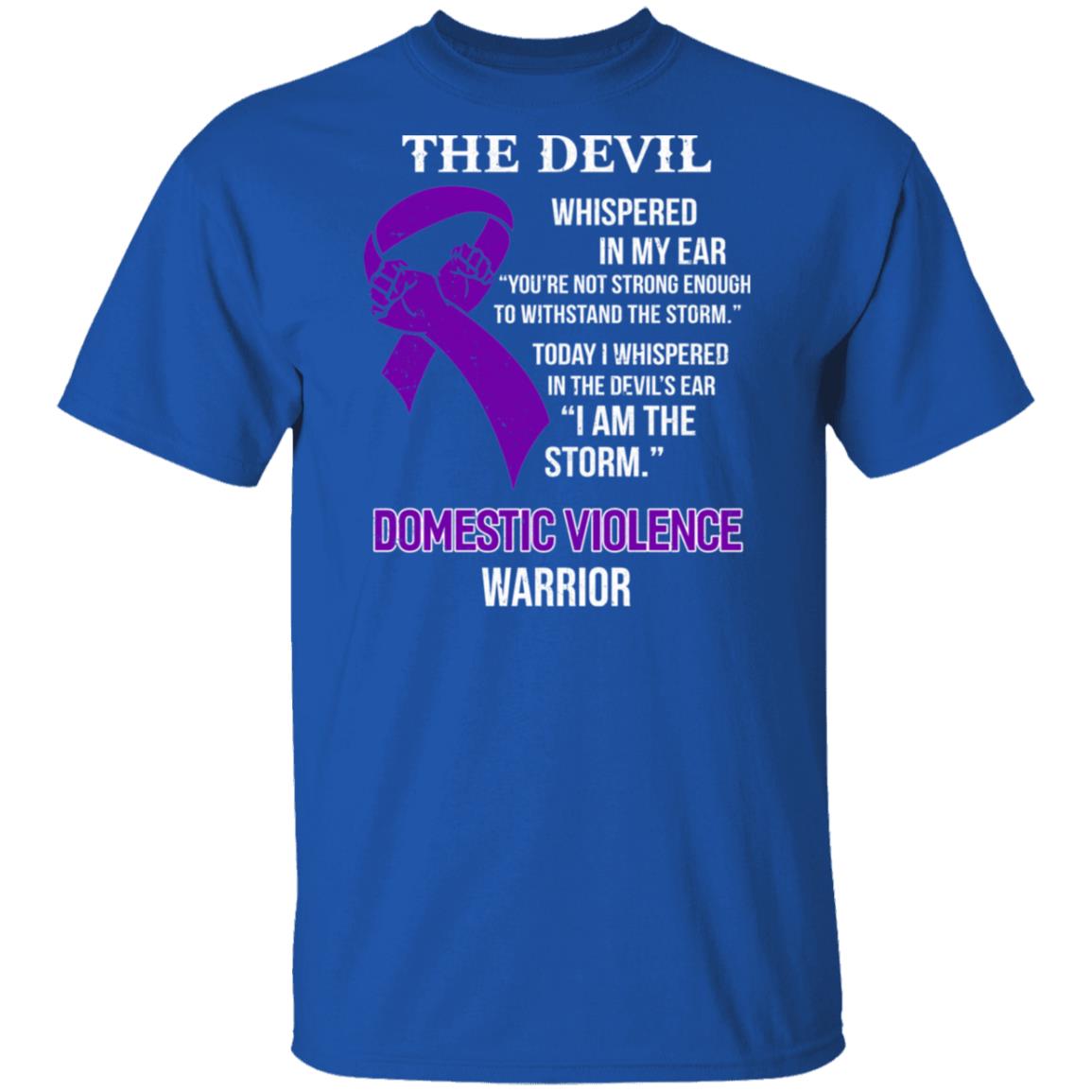 I Am The Storm Support Domestic Violence Awareness T-Shirt & Hoodie | Teecentury.com