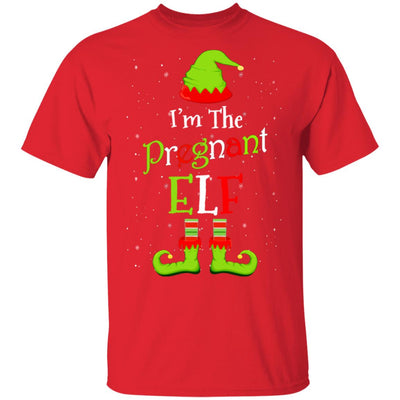 I'm The Pregnant Elf Family Matching Funny Christmas Group Gift T-Shirt & Sweatshirt | Teecentury.com
