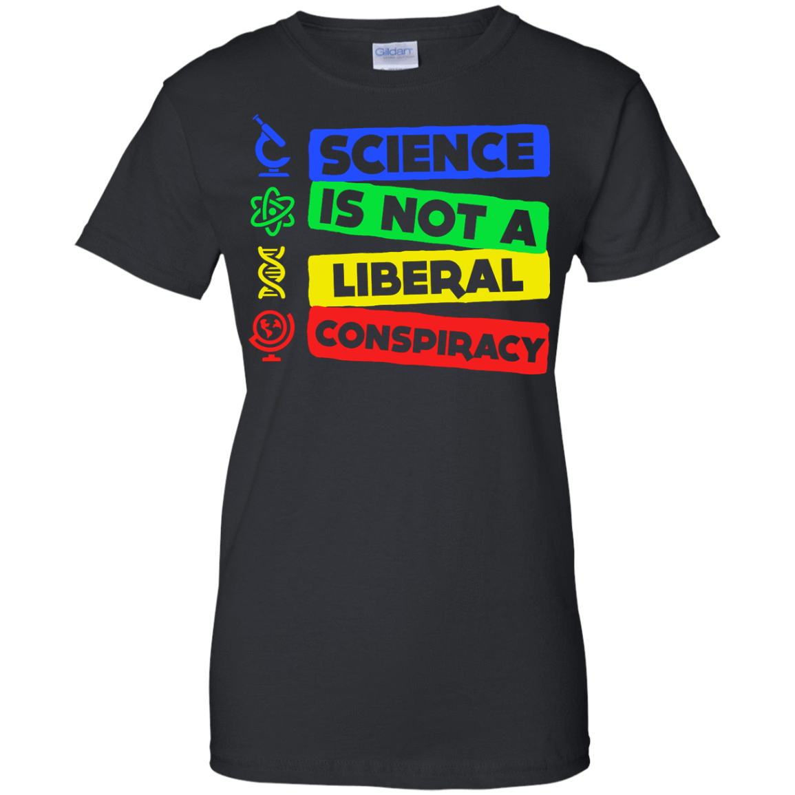 Science Is Not A Liberal Conspiracy T-Shirt & Hoodie | Teecentury.com