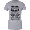 Sorry My Heart Only Beats For My Freaking Awesome Fiancé T-Shirt & Hoodie | Teecentury.com