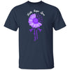 Faith Hope Love Purple Ribbon Cystic Fibrosis Awareness T-Shirt & Hoodie | Teecentury.com