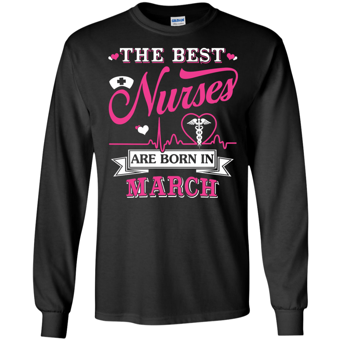 The Best Nurses Are Born In March T-Shirt & Hoodie | Teecentury.com