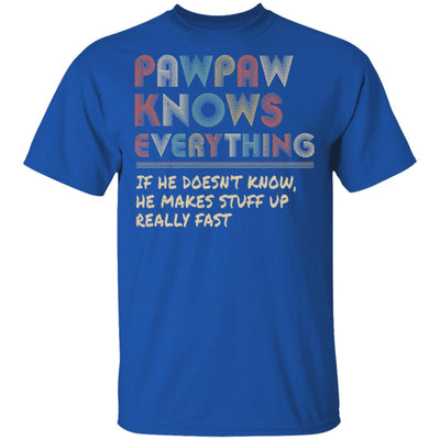 PawPaw Know Everything Vintage PawPaw Father's Day Gift T-Shirt & Hoodie | Teecentury.com