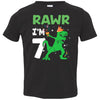 Rawr I'm 7 Birthday Gifts 2015 Dinosaur For Boys Youth Youth Shirt | Teecentury.com