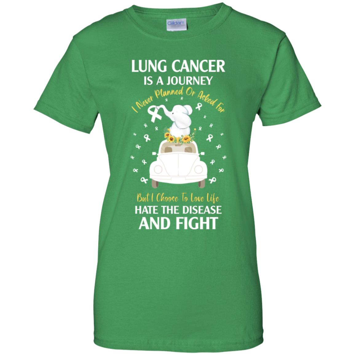 Lung Cancer Awareness Is A Journey T-Shirt & Hoodie | Teecentury.com