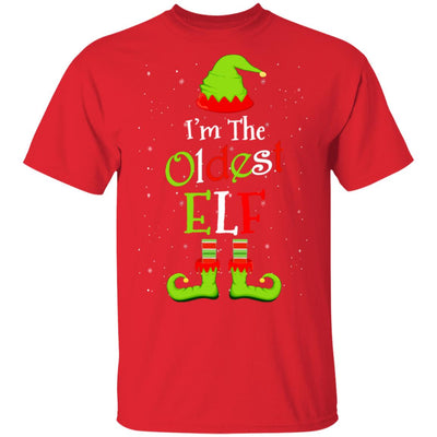 I'm The Oldest Elf Family Matching Funny Christmas Group Gift T-Shirt & Sweatshirt | Teecentury.com