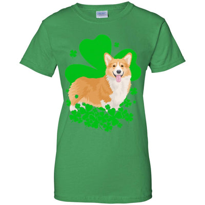 Corgi St. Patrick's Day Clovers T-Shirt & Hoodie | Teecentury.com