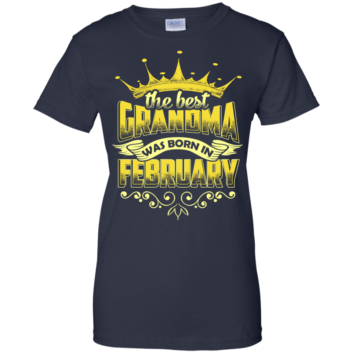 The Best Grandma Was Born In February T-Shirt & Hoodie | Teecentury.com