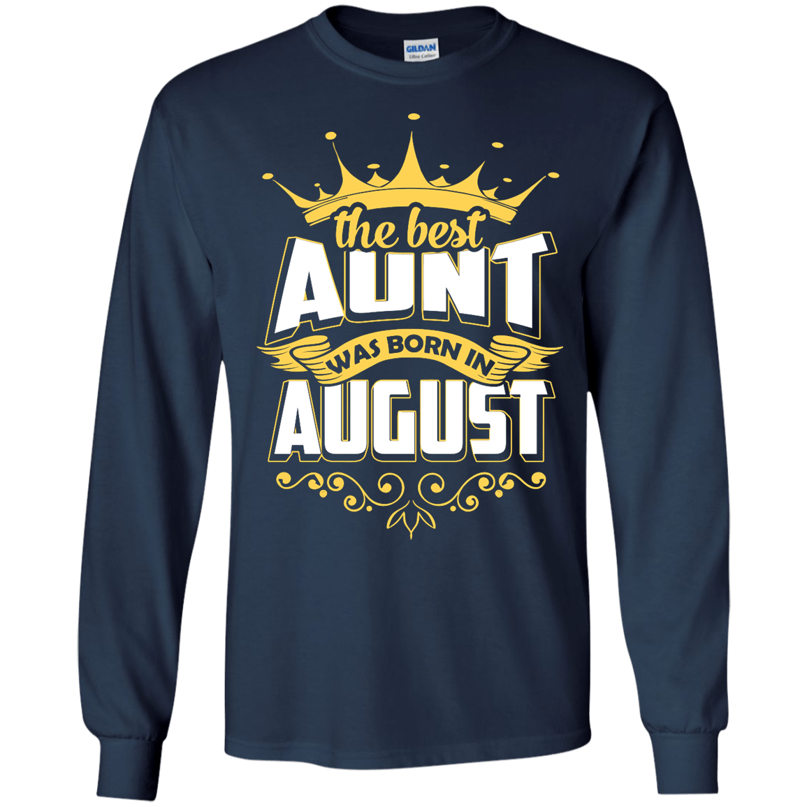 The Best Aunt Was Born In August T-Shirt & Hoodie | Teecentury.com