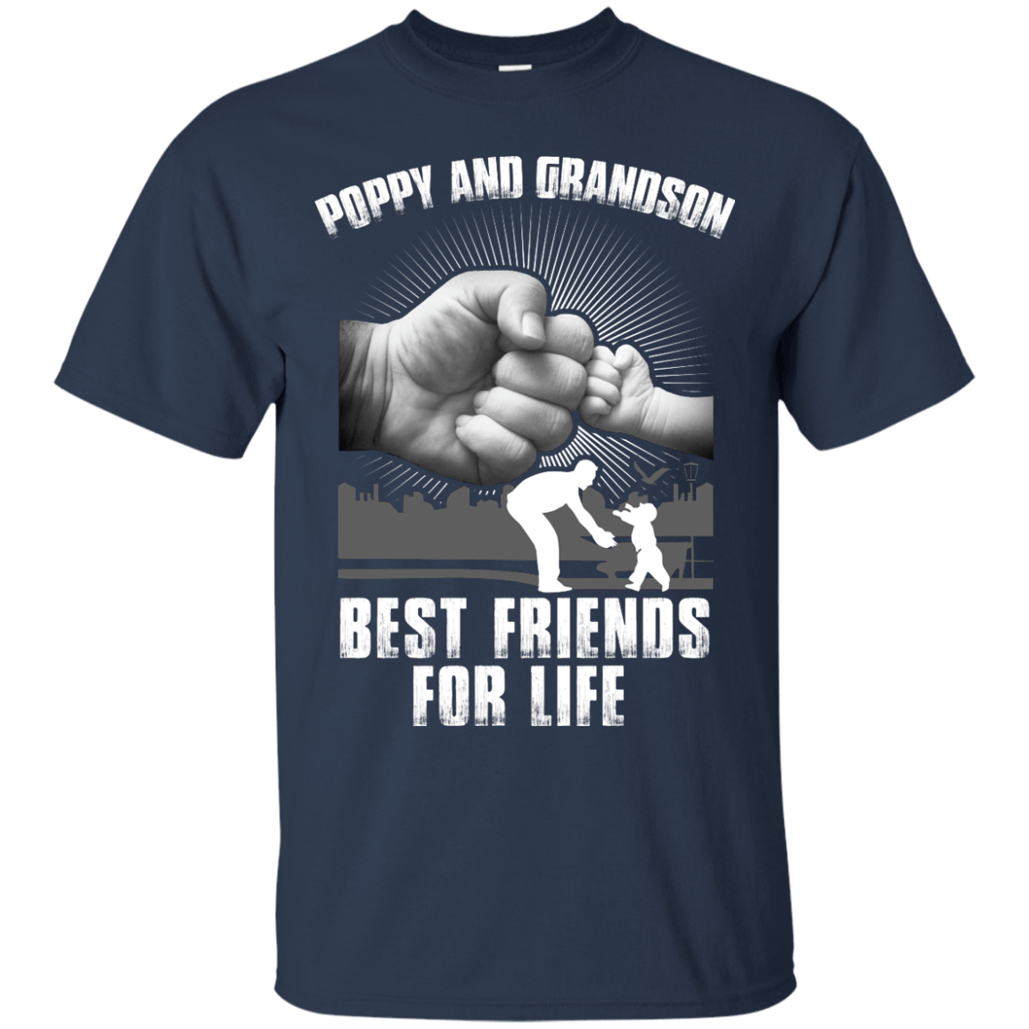 Poppy And Grandson Best Friends For Life T-Shirt & Hoodie | Teecentury.com