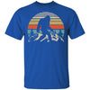 Vintage Bigfoot Silhouette Mountain Sun Believe T-Shirt & Hoodie | Teecentury.com