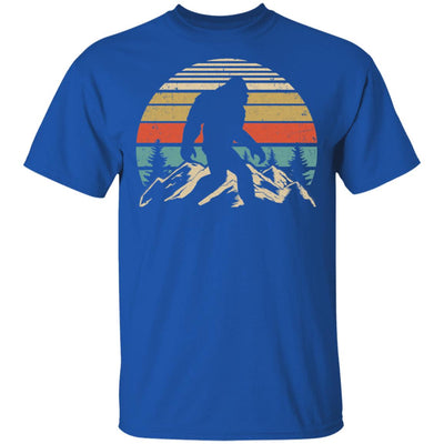 Vintage Bigfoot Silhouette Mountain Sun Believe T-Shirt & Hoodie | Teecentury.com