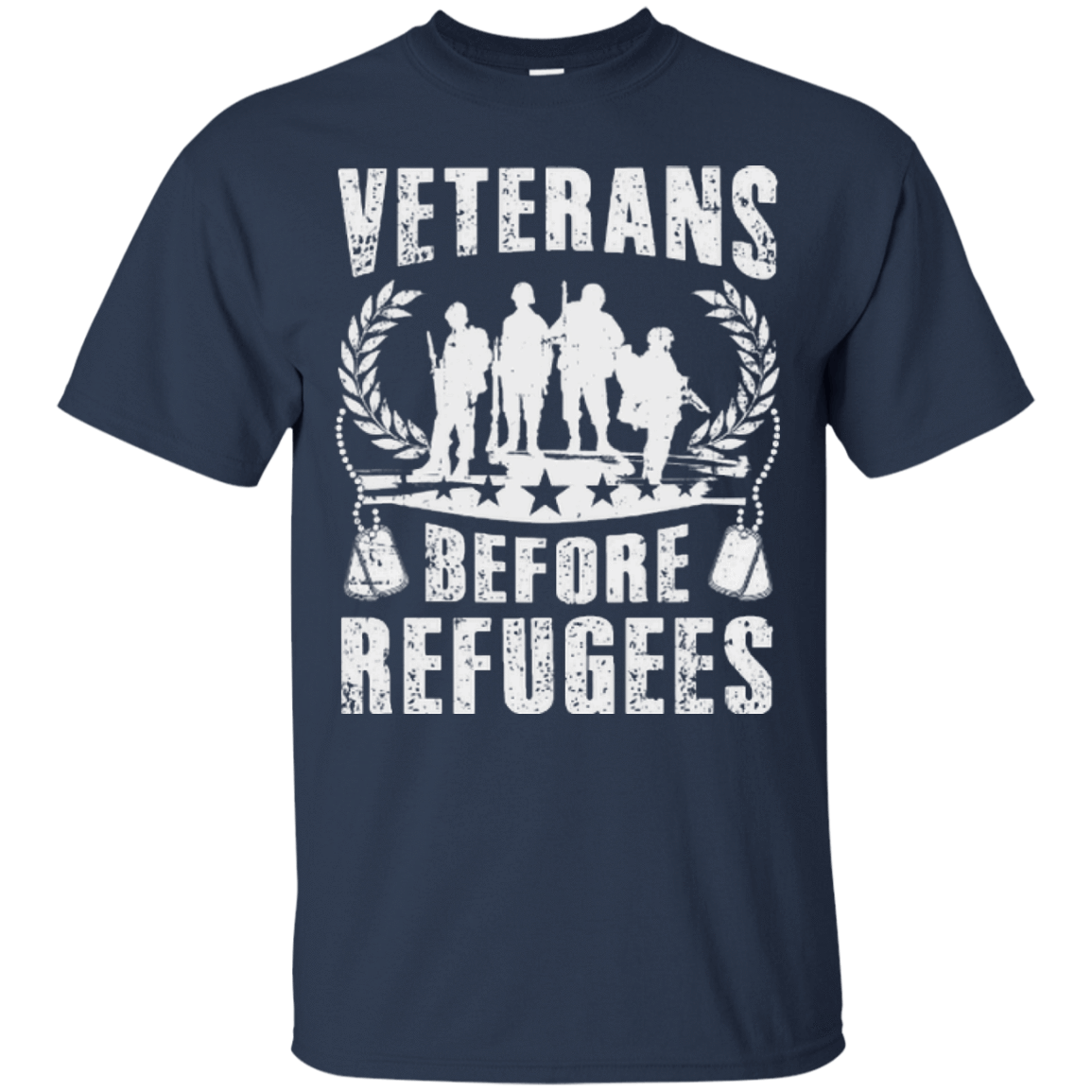 VETERANS BEFORE REFUGEES T-Shirt & Hoodie | Teecentury.com