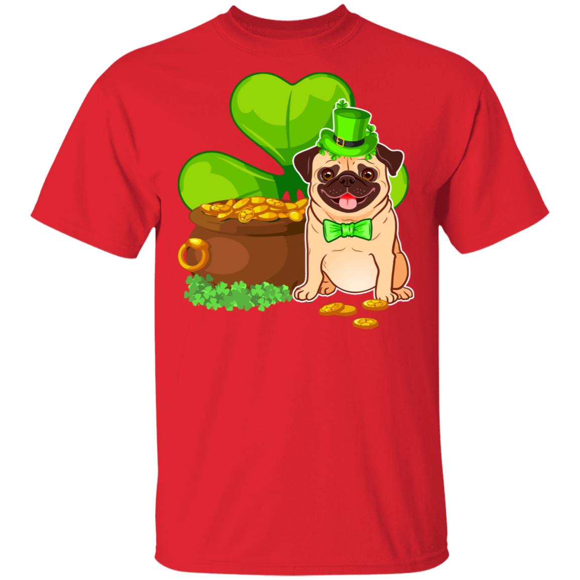 Pug St Patrick's Day Irish Dog Lover Funny Gifts T-Shirt & Hoodie | Teecentury.com