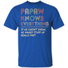 PaPaw Know Everything Vintage PaPaw Father's Day Gift T-Shirt & Hoodie | Teecentury.com