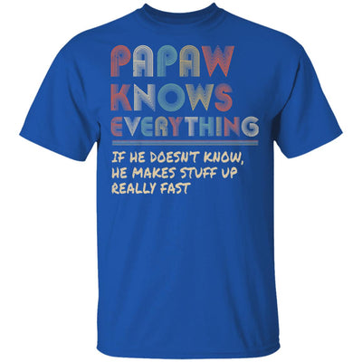 PaPaw Know Everything Vintage PaPaw Father's Day Gift T-Shirt & Hoodie | Teecentury.com