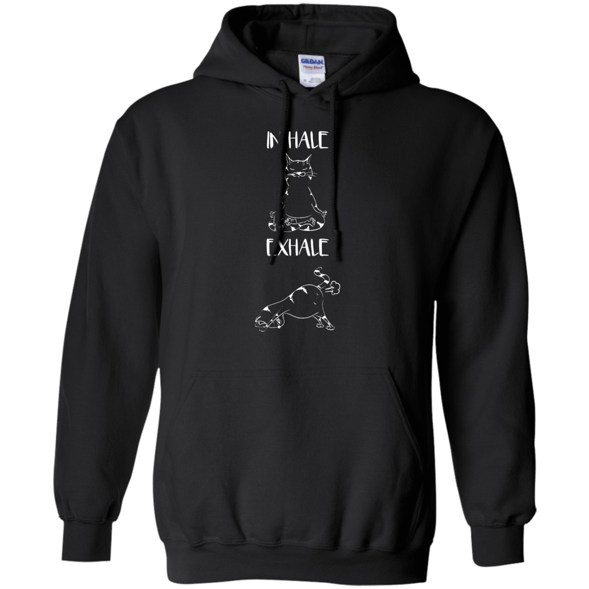 Yoga Cat Inhale Exhale T-Shirt & Hoodie | Teecentury.com