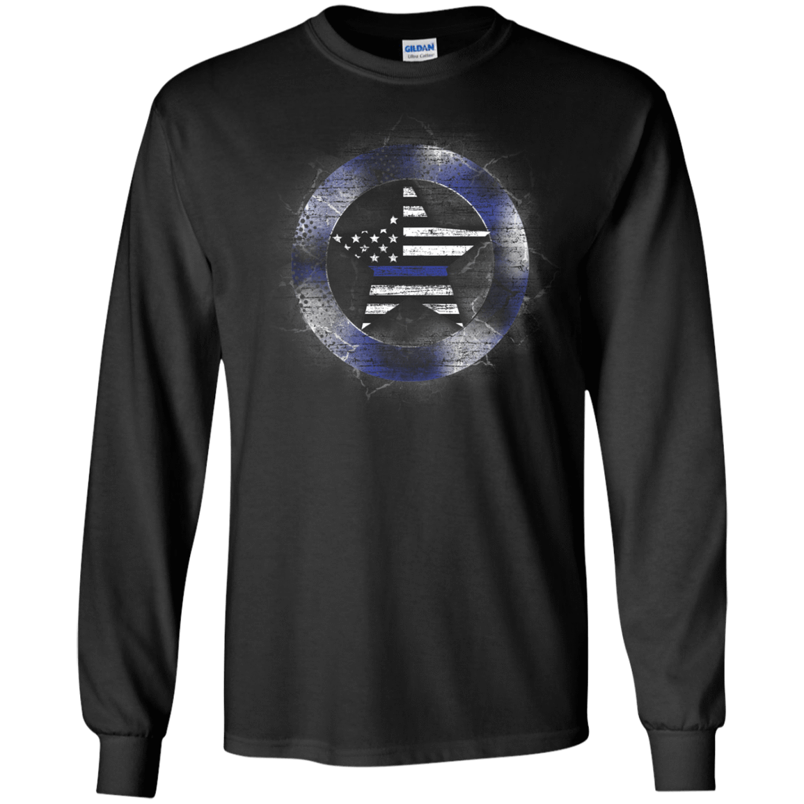 Thin Blue Line Support T-Shirt & Hoodie | Teecentury.com
