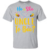 Gender Reveal Pink Or Blue What Will It Bee He Or She Uncle T-Shirt & Hoodie | Teecentury.com