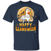 Happy Llamaween Funny Halloween Llama Costume Gift T-Shirt & Hoodie | Teecentury.com