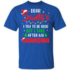 Dear Santa I Tried To Be Good But My Grandma Christmas Kids Youth Youth Shirt | Teecentury.com